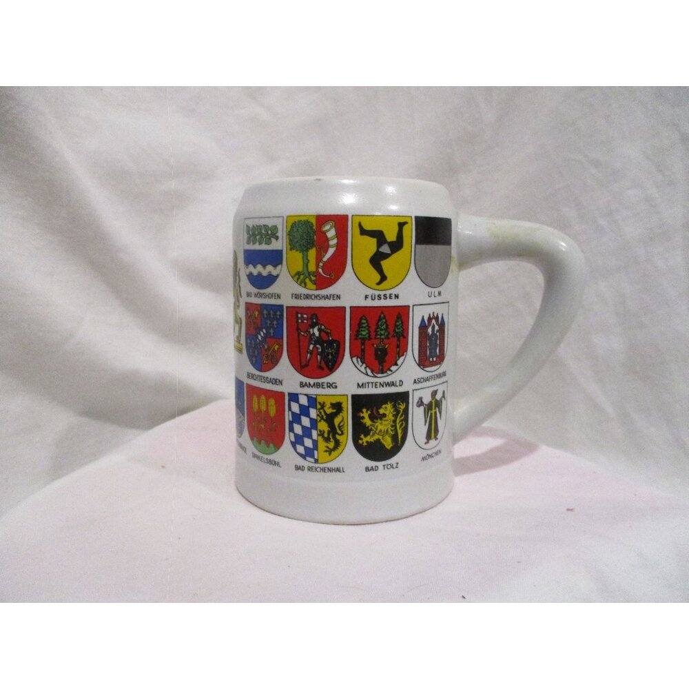 Beer Stein BAYERN Half‎ Liter Mug, EUC Ceramarte Made in Brazil coat of arms